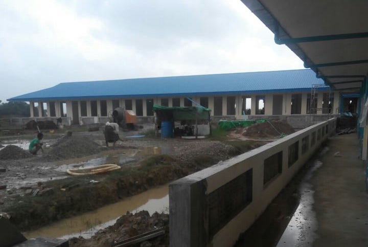 School in Arkar Taung hamlet in Rathedaung