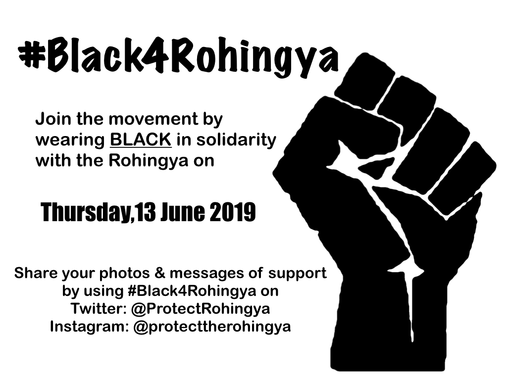 #Black4Rohingya