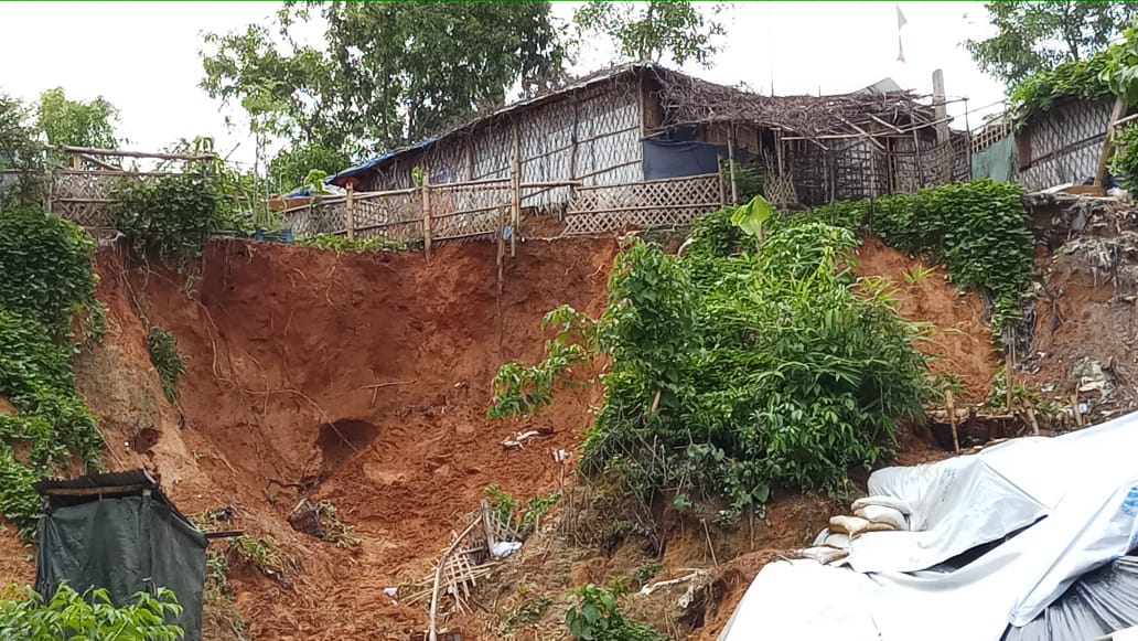 Landslide in Bangladesh camps