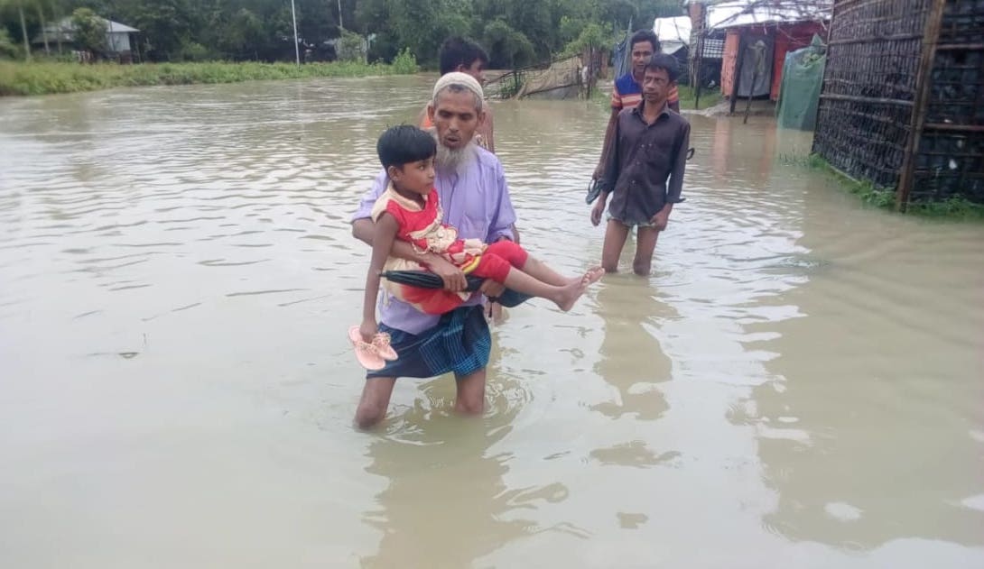 Extreme flooding in No Man's Land