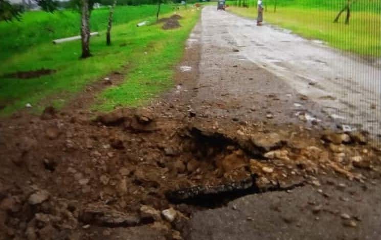 A landmine blast in Buthidaung