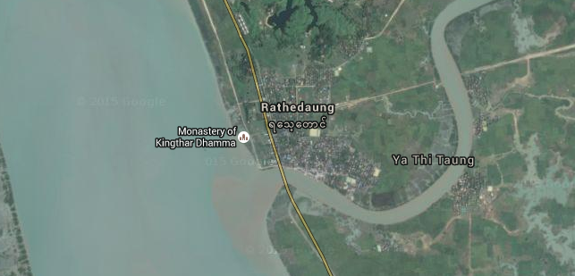 Rathedaung Map