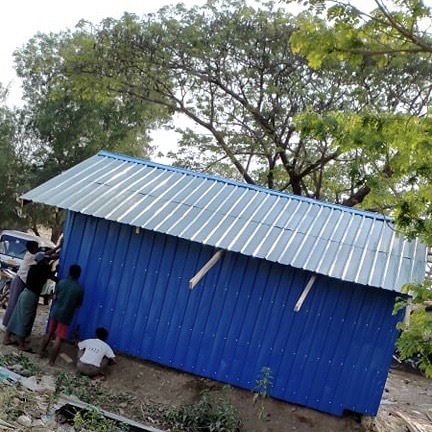 A Rakhine has built a shop on Rohingya land