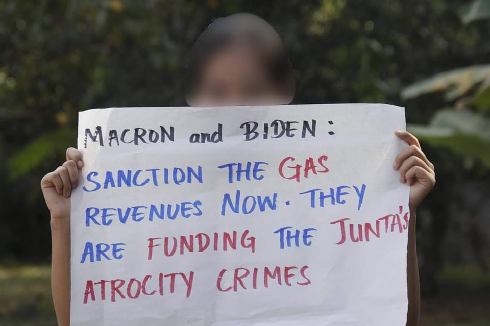 Sanction the gas revenues 