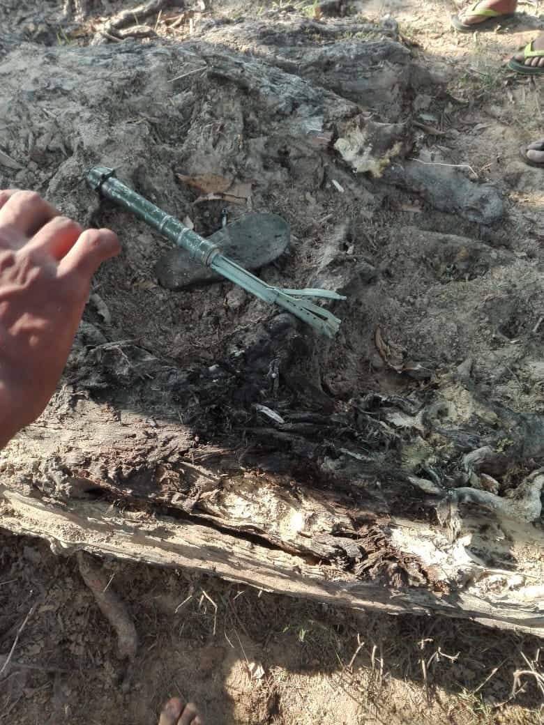 A Rohingya man hit by AA's artillery