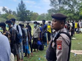 Rohingya landed in Indonesia's Aceh
