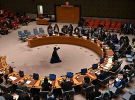 United Nations Security Council meeting during a vote on a draft resolution calling for an immediate end to violence in Myanmar and the release of political prisoners, at the UN headquarters in New York on Dec. 22. (Photo: AFP)